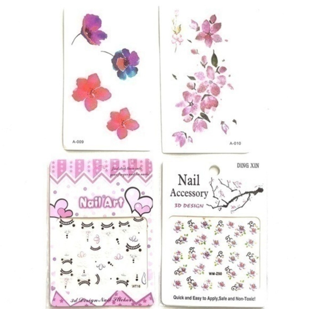 5 for $25! 3D Nail Art & Temporary Tatoos!